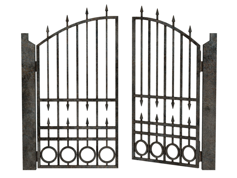 Кованые решетчатые ворота