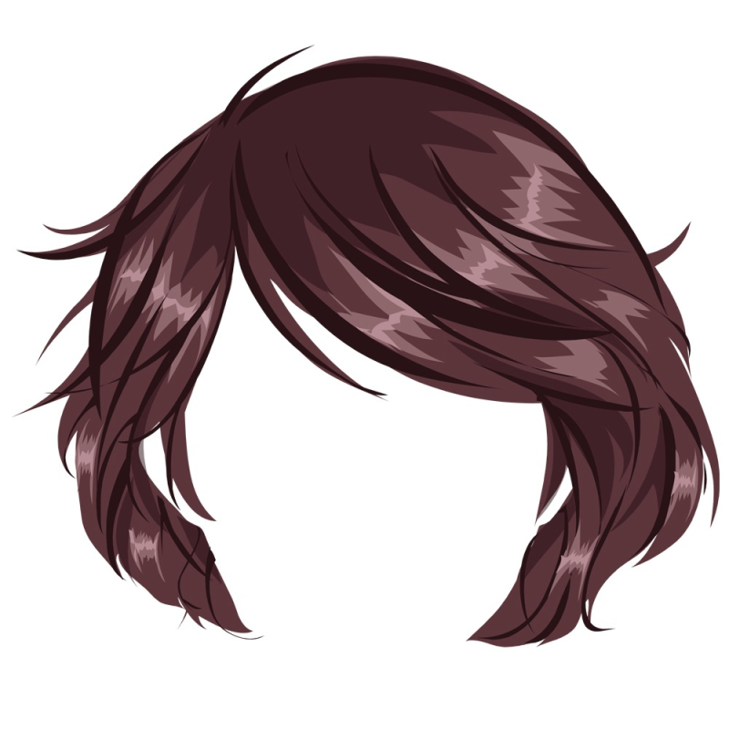 Аниме волосы для фотошопа без фона