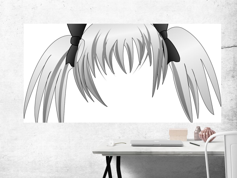 Аниме прически для фотошопа