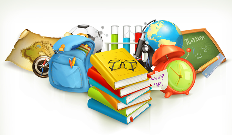 Клипарт на тему школа