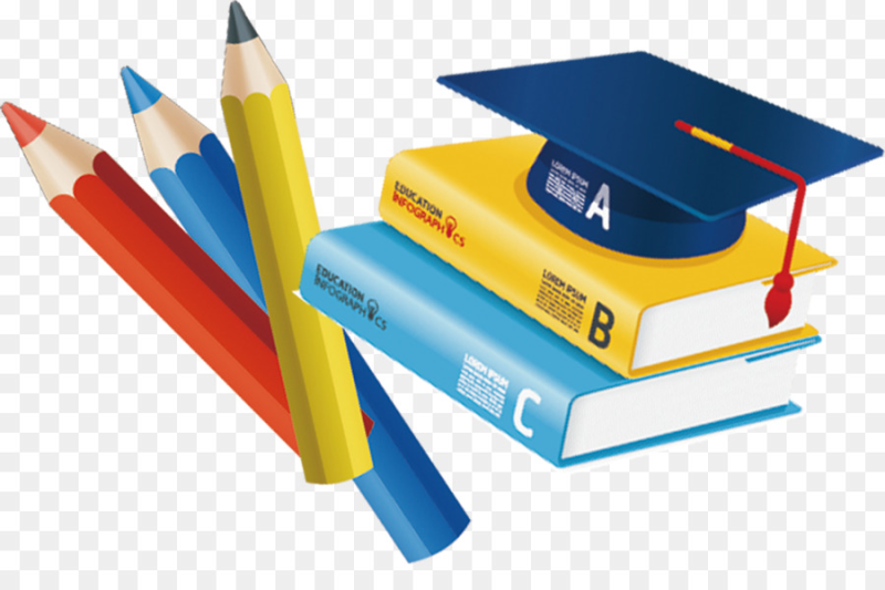 Ручки и карандаши на прозрачном фоне