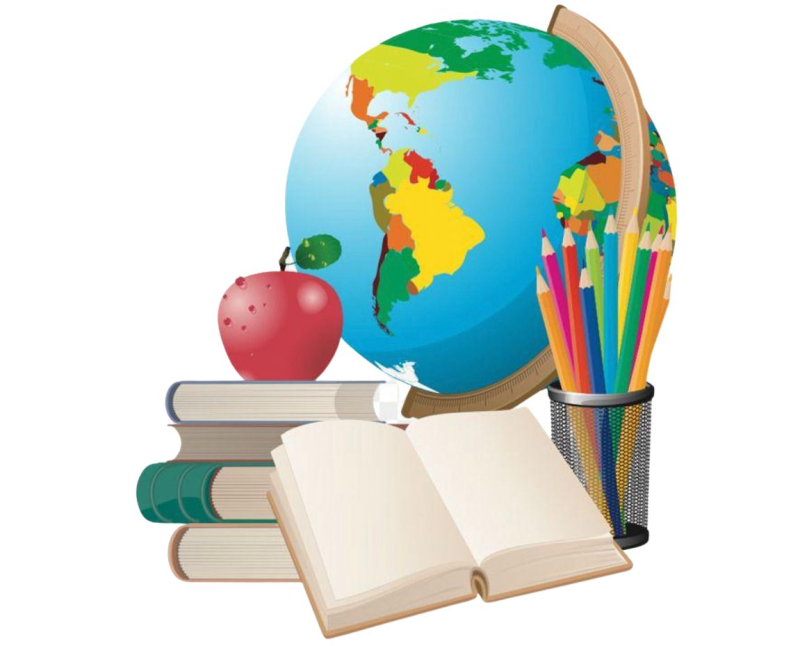 Школьный клипарт на прозрачном фоне