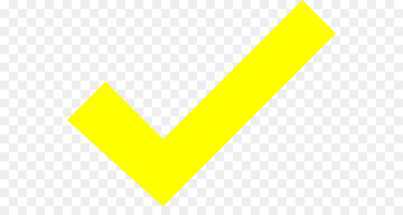 Желтая галочка иконка