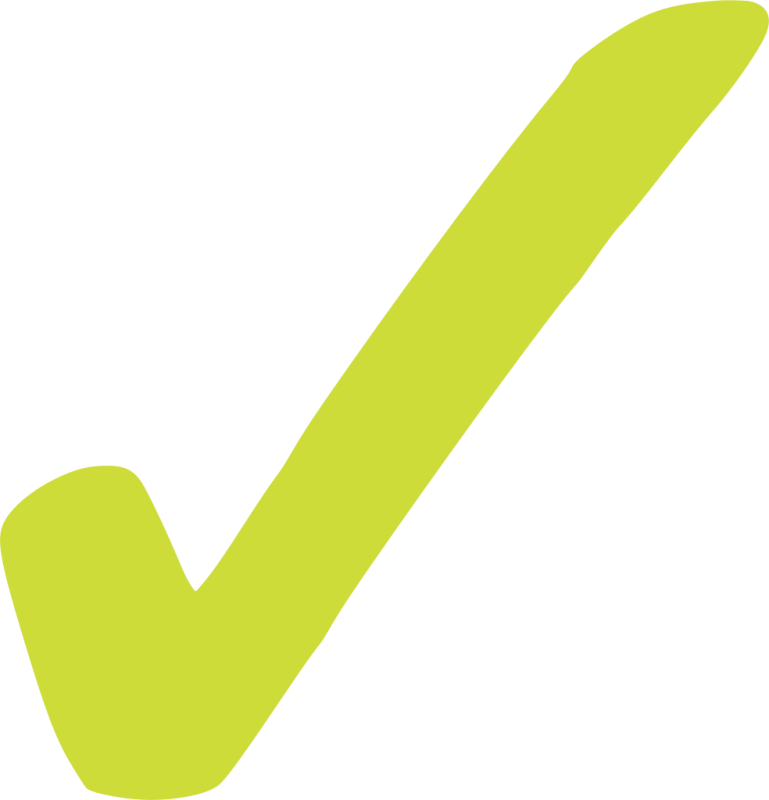 Желтая галочка для презентации