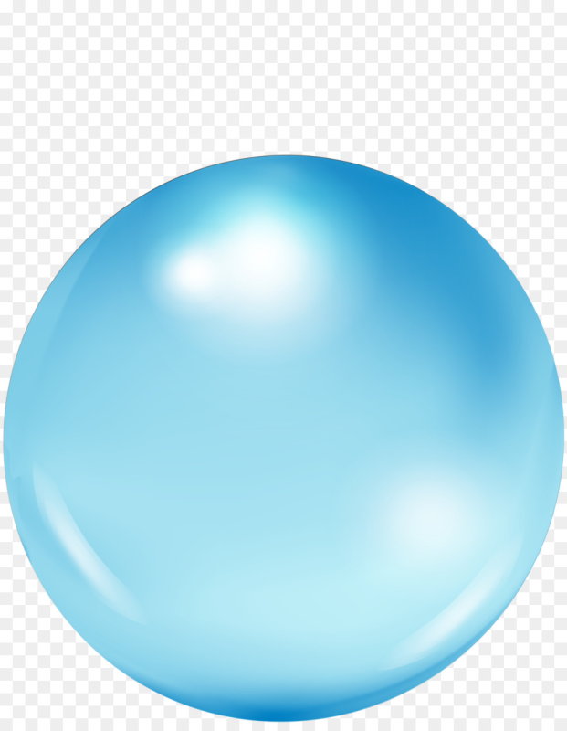 Голубой круг на прозрачном фоне