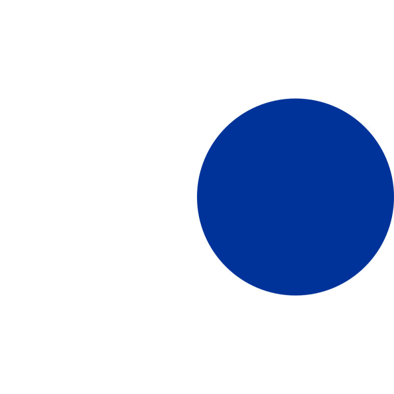 Синий кружок