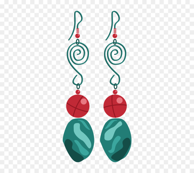 Серьги без фона