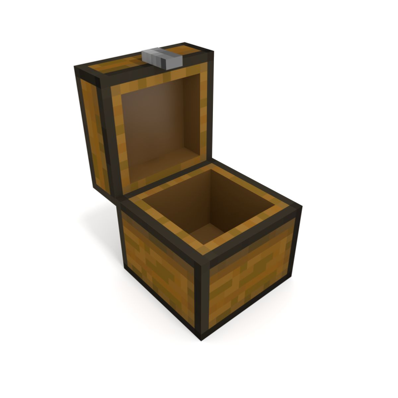 Открытый сундук майнкрафт