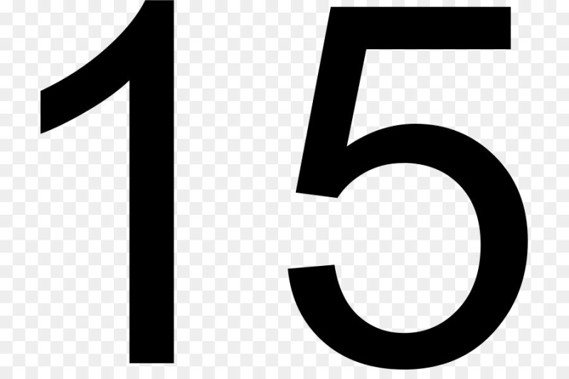 Цифры черные