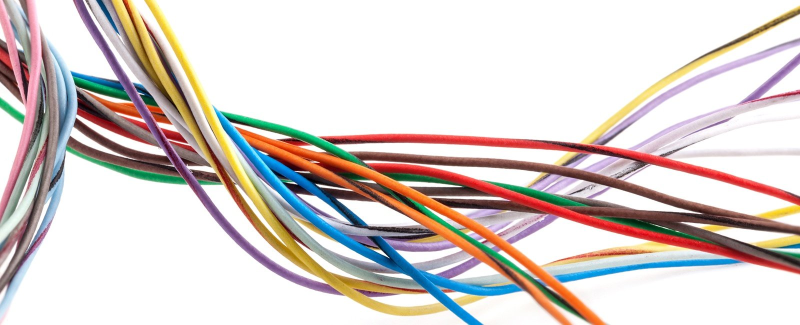 Провода без фона