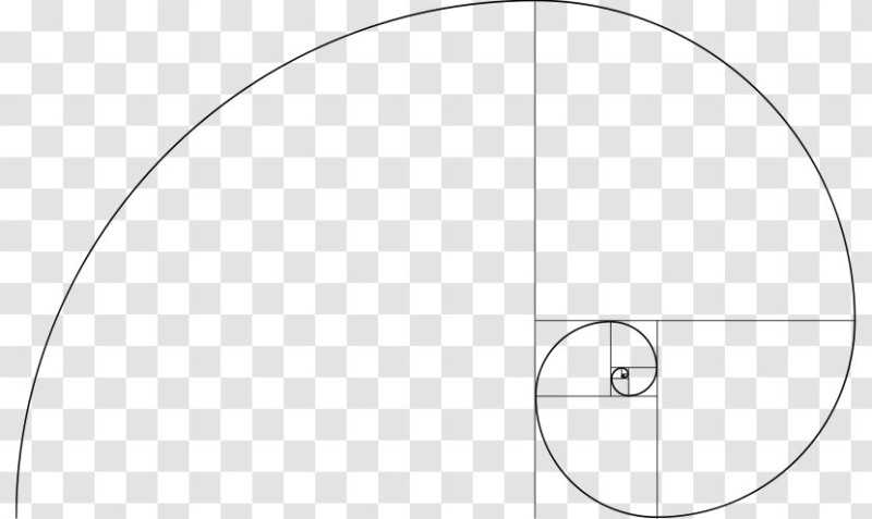 Золотая спираль Фибоначчи