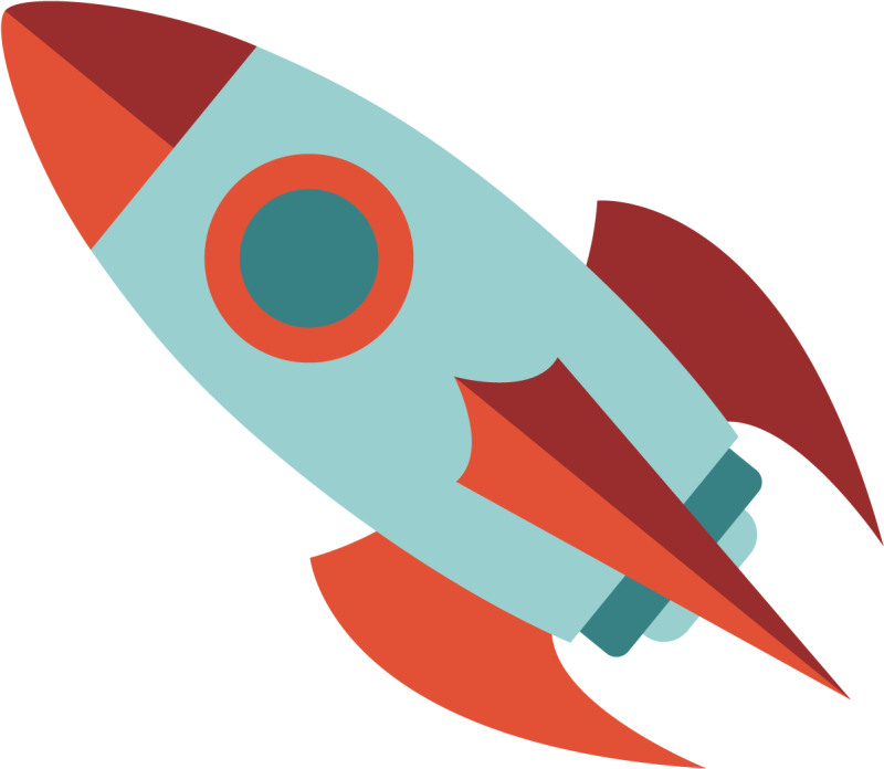 Ракета на прозрачном фоне