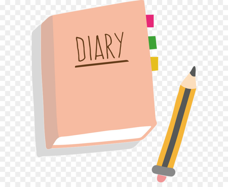 Ежедневник на прозрачном фоне