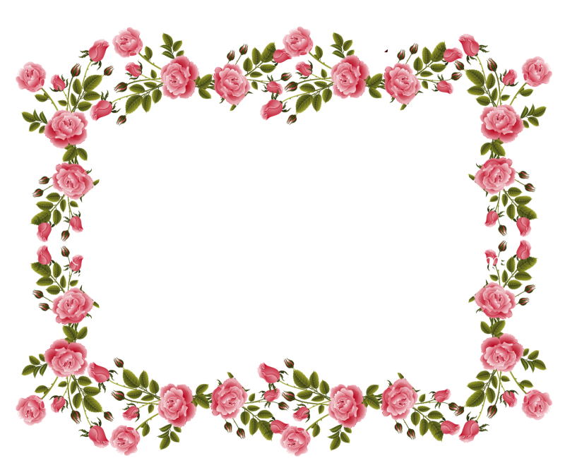 Красивая Цветочная рамка