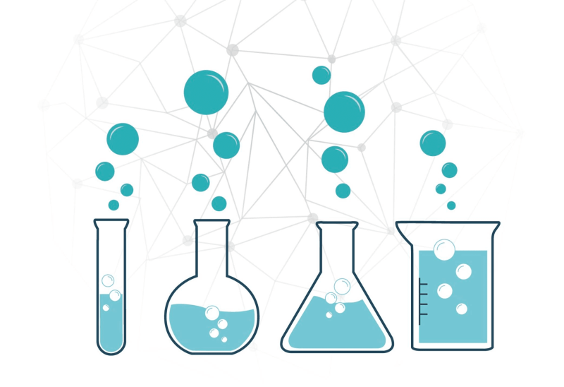 Колба без фона