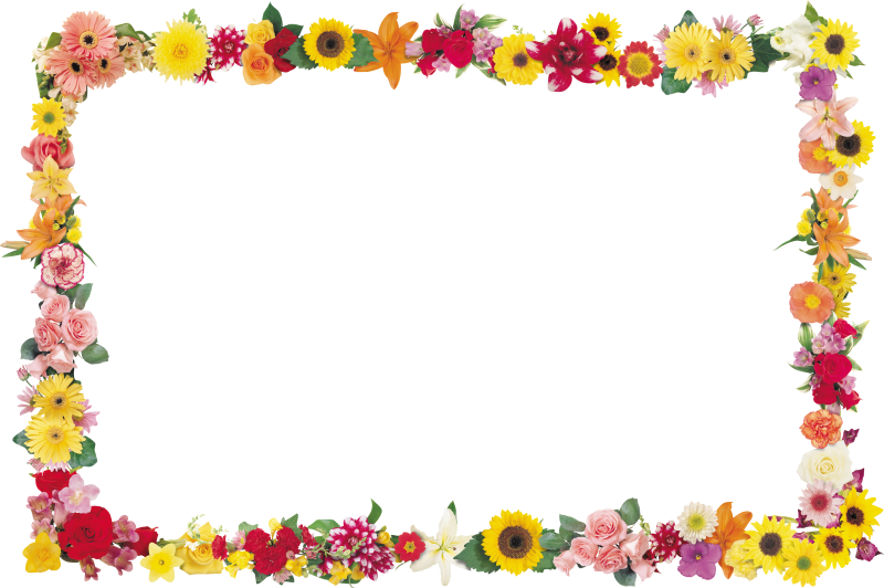 Цветочная рамка