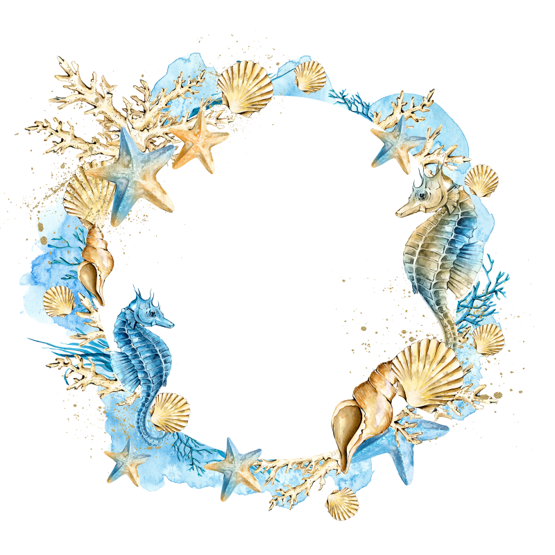 Рамка морская тематика