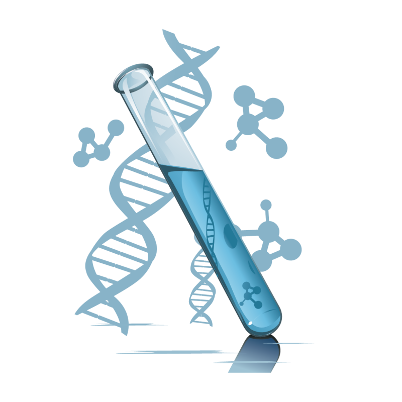 Химические пробирки на прозрачном фоне