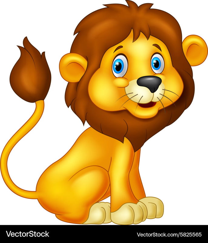 Лев мультяшный