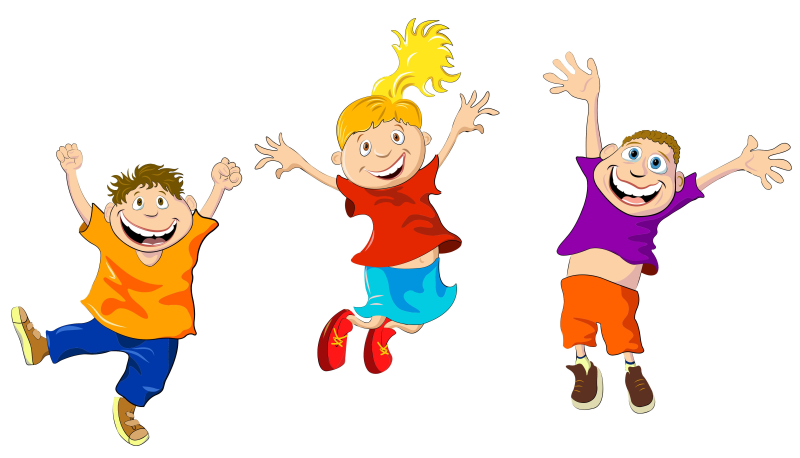 Дети на прозрачном фоне