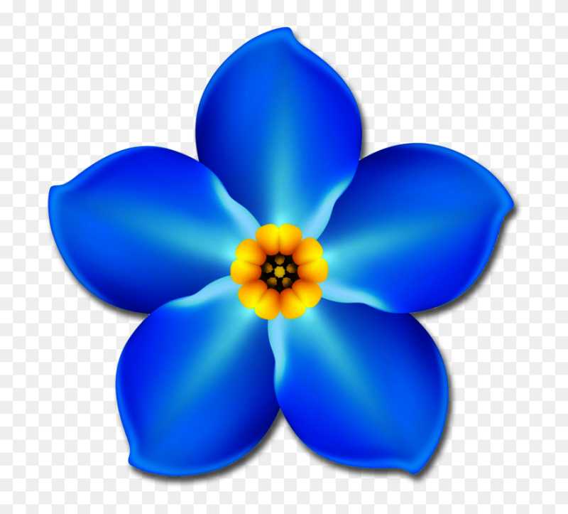 Цветочек мультяшный