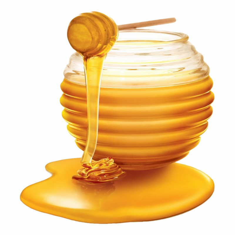 Мед на прозрачном фоне