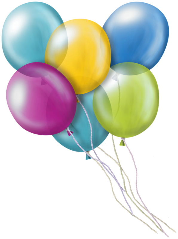 Шары клипарт на прозрачном фоне