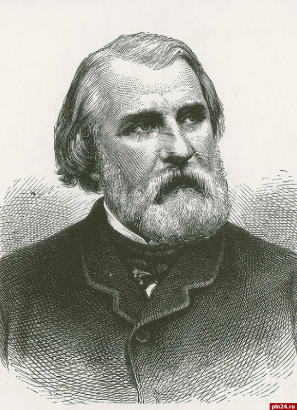 Портрет Ивана Тургенева в хорошем качестве