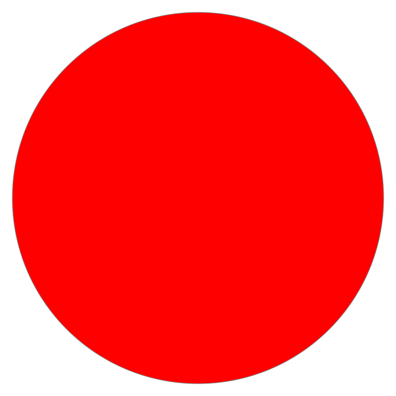 Красный кружок