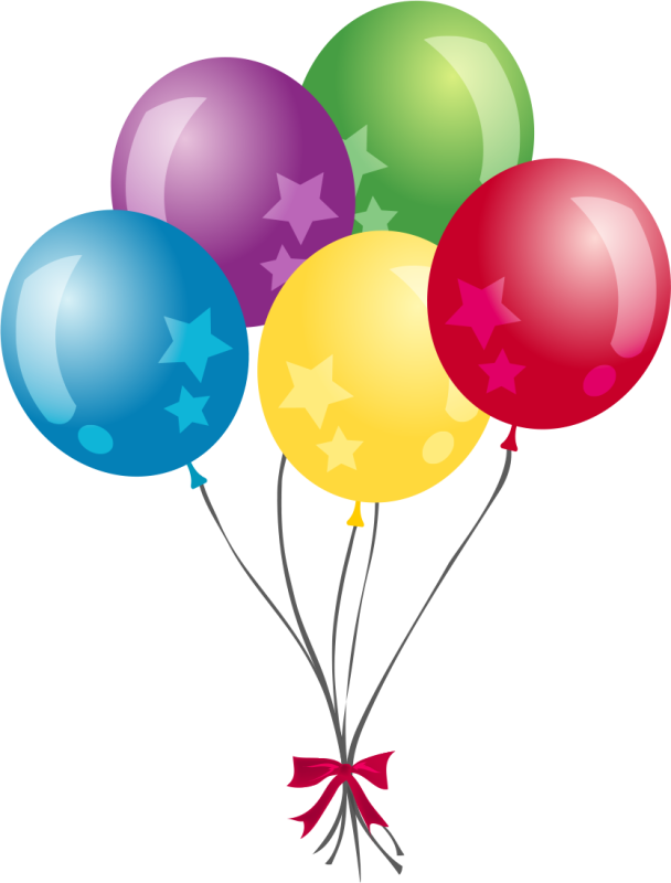 Шарики на прозрачном фоне