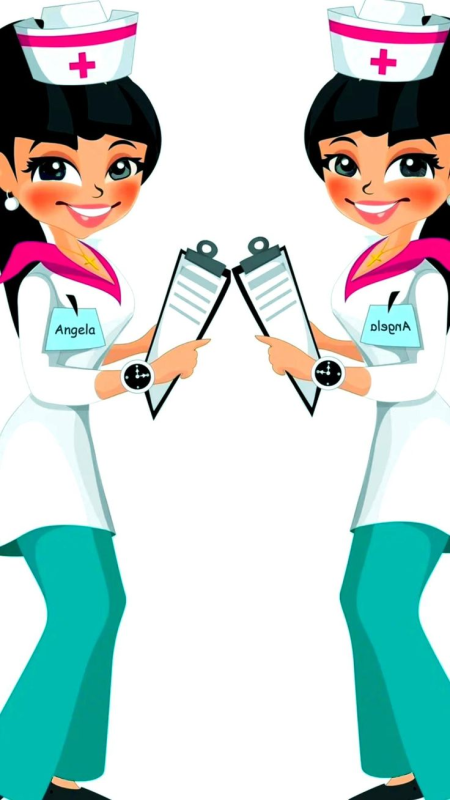 Медсестра мультяшная
