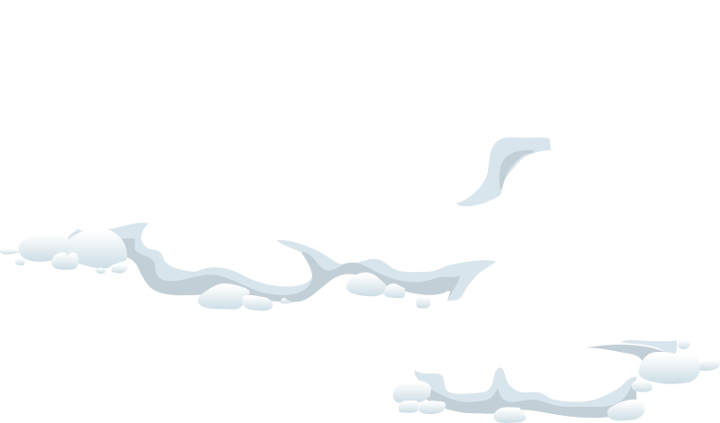 Клипарт сугробы на прозрачном фоне