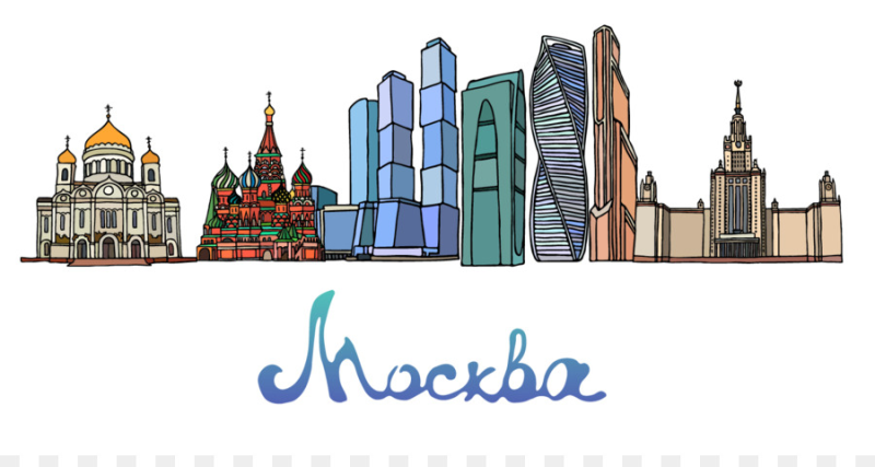 Достопримечательности Москвы вектор