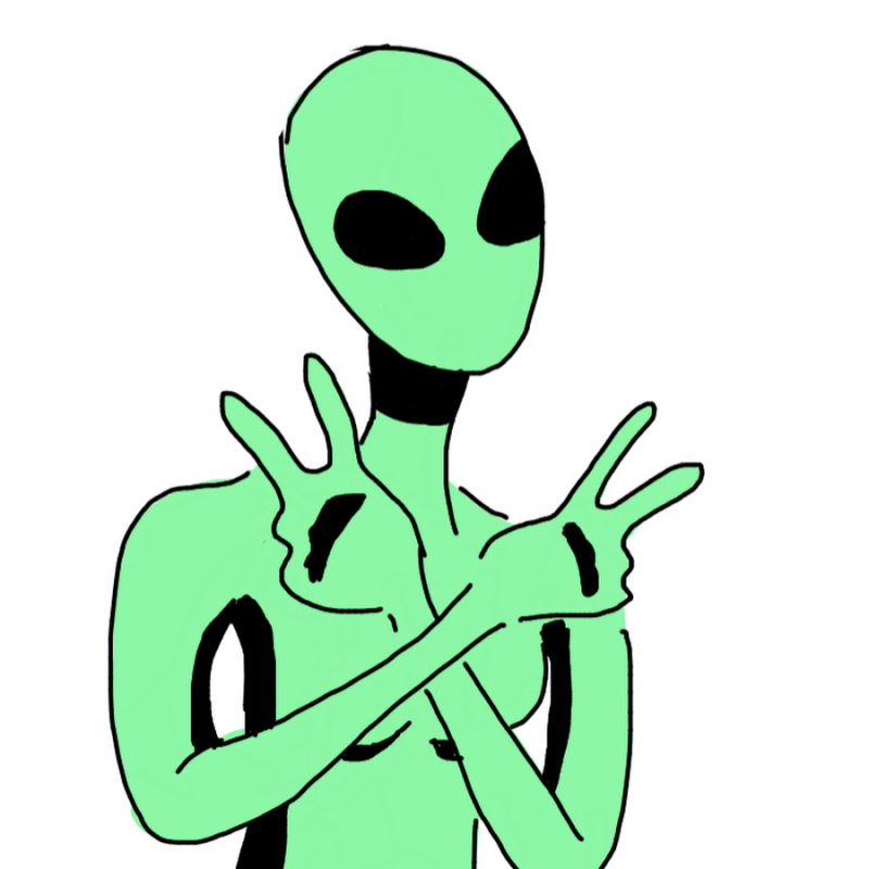 Инопланетянин мультяшный