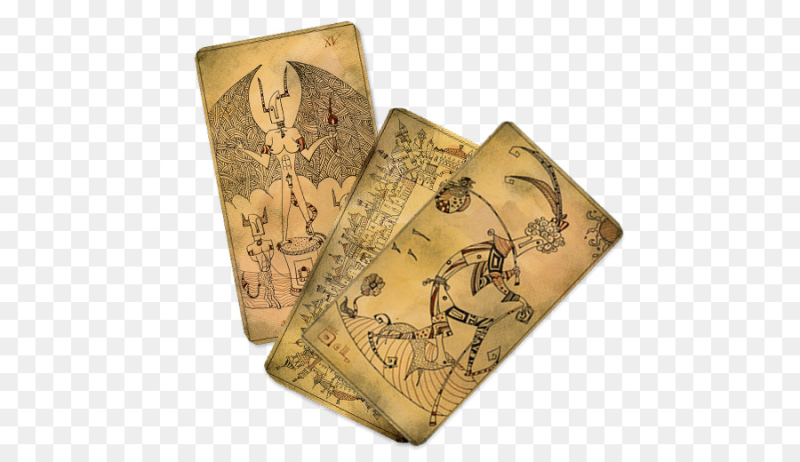 Карты Таро на прозрачном фоне