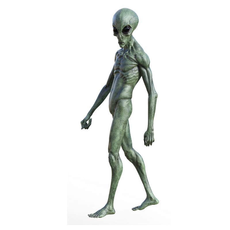 Инопланетянин в полный рост