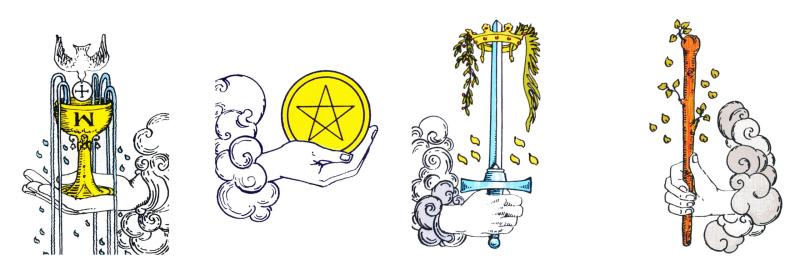 Символика Таро туз пентаклей