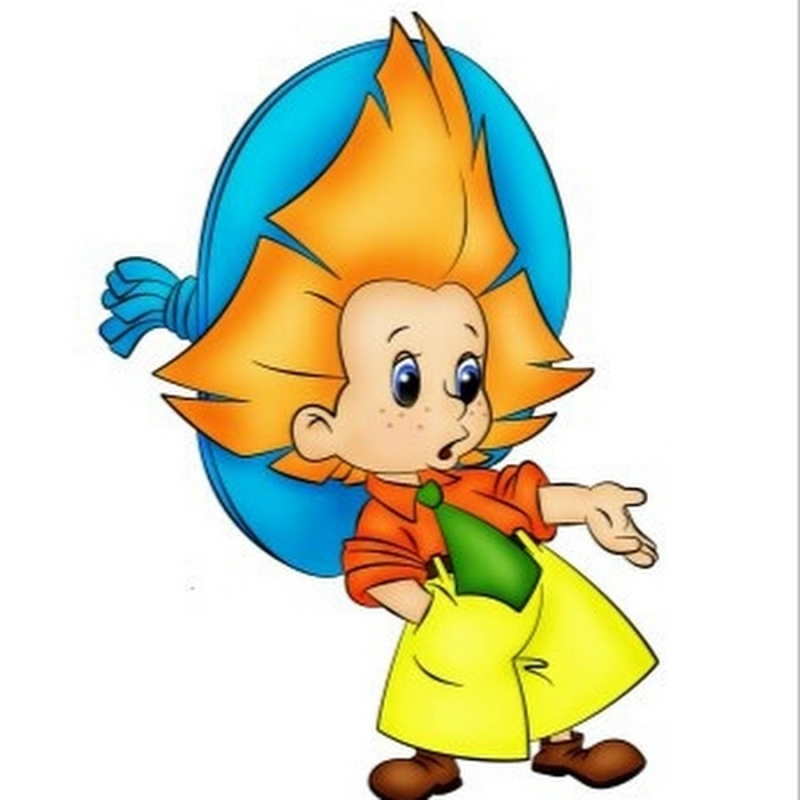 Незнайка рисунок на белом фоне