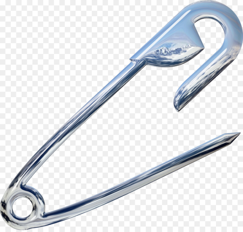 Булавка на прозрачном фоне