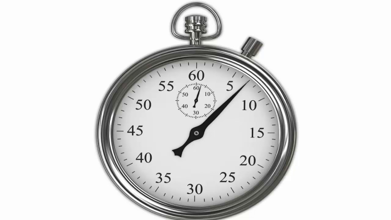 Секундомер без фона