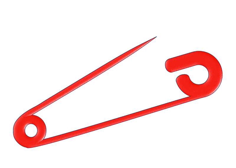 Булавка без фона