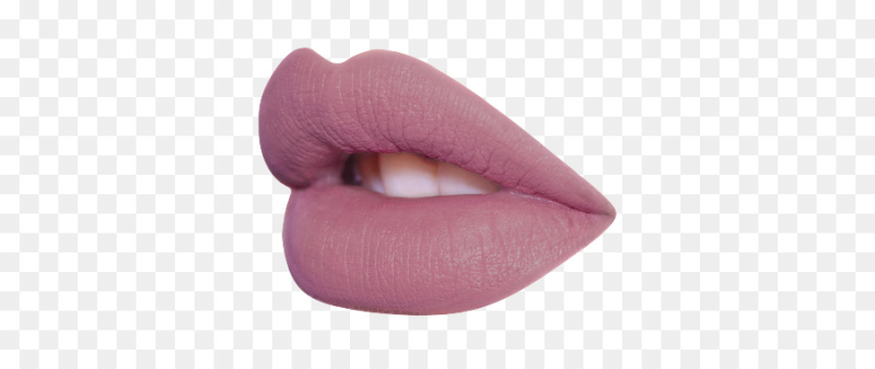 Накаченные губы на прозрачном фоне