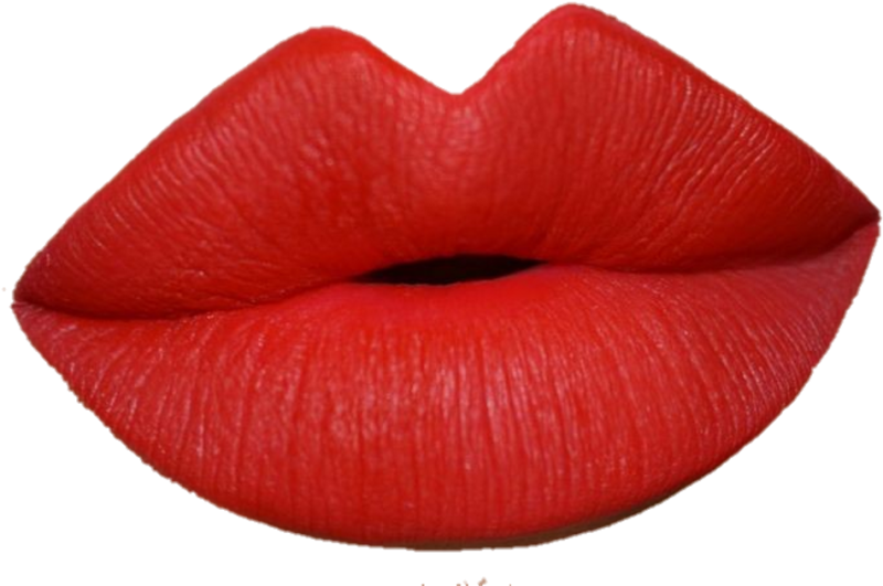 Губы на белом фоне