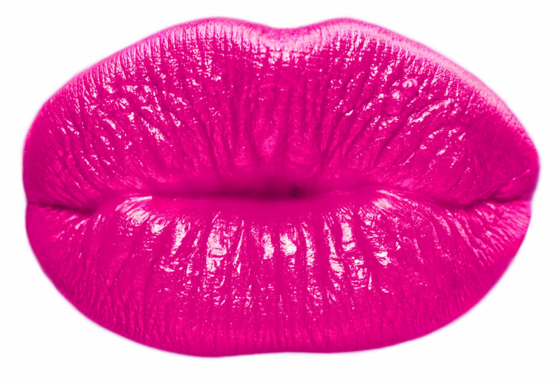 Розовые губы