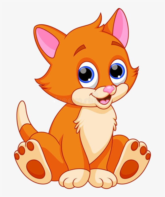 Кот рисунок для детей