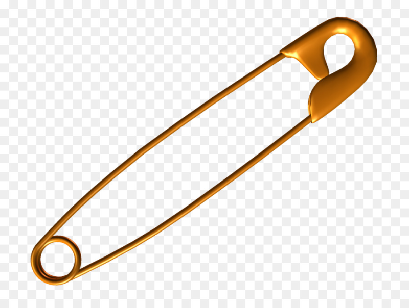 Булавка на прозрачном фоне