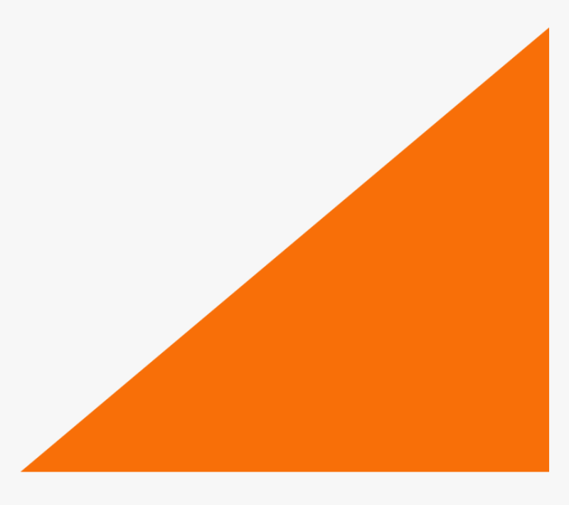 Оранжевый треугольник на белом фоне