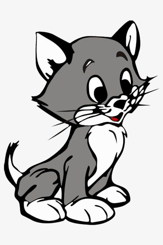 Котенок мультяшный