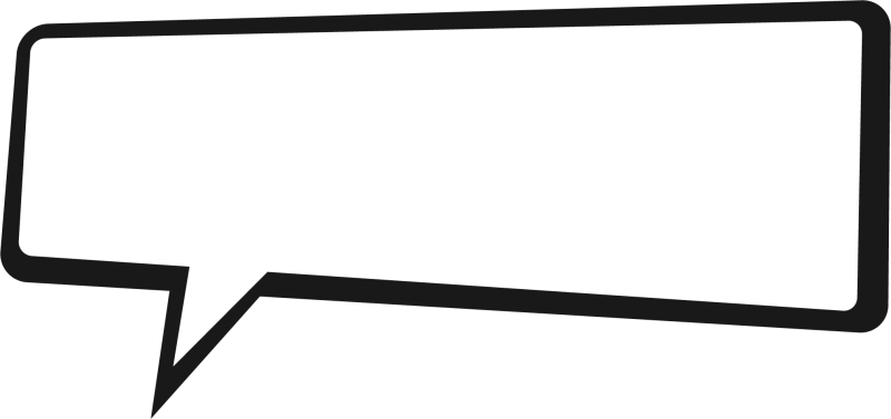 Окошко для текста в комиксах