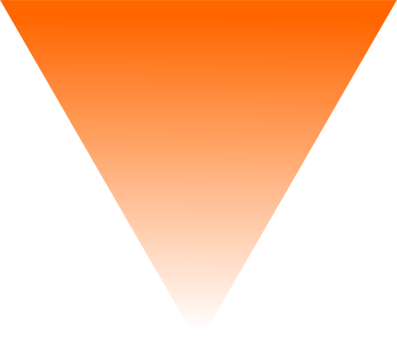 Оранжевый треугольник на прозрачном фоне